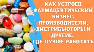 Как устроен фармацевтический бизнес. Типы компаний. Чем отличаются и где лучше работать.