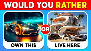 Would You Rather - Futuristic Luxury Life Edition 💎 Mouse Quiz