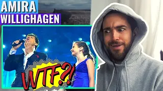 This is CRAAAZY...AMIRA WILLIGHAGEN & PATRIZIO BUANNE " O Sole Mio"║REACTION!