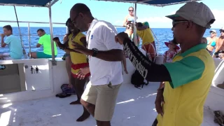 Caribbean sea Saona catamaran Карибское море катамаран саона 7 11 2016  07.11.16