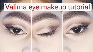Glamorous look Valima eye makeup tutorial | step by step eye makeup for beginners