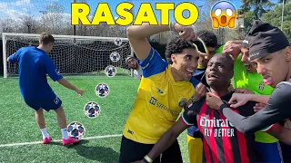 ⚽️L’ULTIMO CHE COLPISCE LA TRAVERSA SI RASA A ZERO🤯w/Maranza