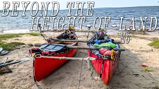 25 Days of High Adventure Camping in the Northern Manitoba Wild - E.6 - Canoe Catamaran in Whitecaps