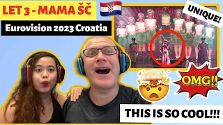 Let 3 - Mama ŠČ! | Eurovision 2023 Croatia REACTION! 🇭🇷
