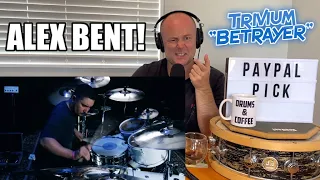 Drum Teacher Reaction: ALEX BENT | Trivium - "Betrayer" | (2021 Reaction)