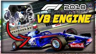 What Happens When We Put a V8 ENGINE INTO A MODERN F1 CAR?! | F1 2018 Game Experiment