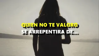 LECCIONES para una PERSONA que no TE VALORO... Reflexiones de vida