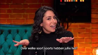 Danira interviewt Angèle en Dua Lipa in Vandaag