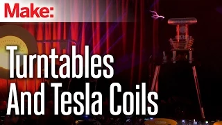 DJ Qbert Turntables and Tesla Coils
