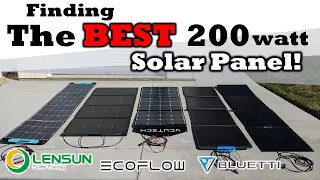 200W - Head to Head - Solar Panel Comparison Video! Which 200 Watt Solar Panel is the BEST?!