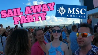 MSC Seascape Sail Away Dance Party New Megaship and Flagship MSC Cruises USA Port Miami 2023