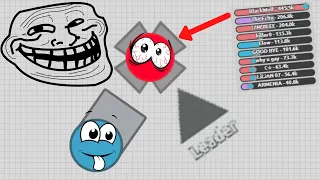 Diep.io- (Follow the Arrow) Killing The Leaders with The Annihilator