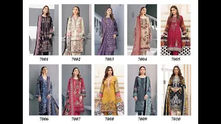 Iris Vol 7 Printed Cotton Pakistani Suit||latest Design Of Iris Vol 7 Pakistani Dess materials 2021