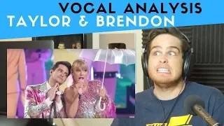Vocal Analysis of Taylor Swift and Brendon Urie Performing ME! LIVE!