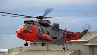 XZ920 Westland Sea King arriving/departing HeliOperations