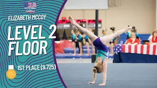 Level 2 Floor Routine (9.725) - USA Invitational 2022