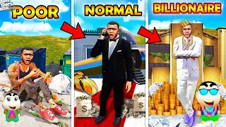 GTA 5:🤑Homeless Shinchan And Franklin Becomes Billionaire  ! (GTA 5 mods)