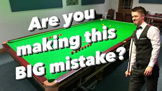 Are you making this BIG mistake! #snooker #skills