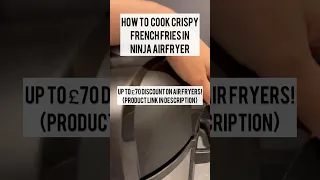 How to Cook Crispy French Fries in the BEST NINJA AIR FRYER MULTI-COOKER | Amazon Home Kitchen Finds