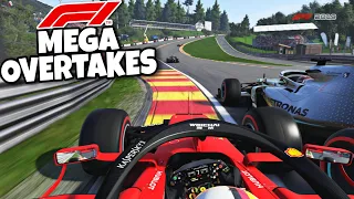 F1 MEGA OVERTAKES