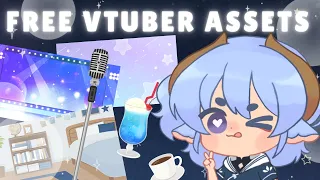 【Vtuber Tutorial】A Website with Free Backgrounds, Overlay Elements and Assets for Vtubers  - OKUMONO