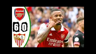 Arsenal Vs Sevilla 6-0  l Goals and Highlights