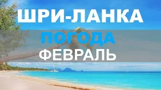 ПОГОДА на Шри-Ланке в ФЕВРАЛЕ