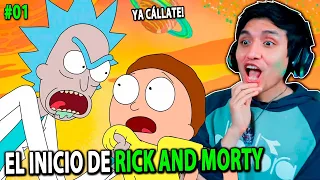 REACCIONO POR PRIMERA VEZ A RICK AND MORTY "UN ABUELO ABUSADOR Y SU NIETO" 🚀 #01