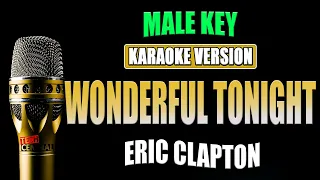 WONDERFUL TONIGHT - Eric Clapton [ KARAOKE VERSION ] Male Key