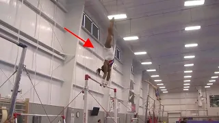 Flashback: Simone Biles Training On Bars