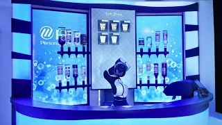 Robot Bar mixes a Campari Soda