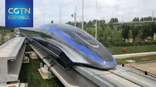 China presenta el primer tren de levitación magnética de alta velocidad