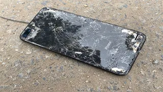 how to fix iphone 8 plus with broken screen picked up on the roadside !