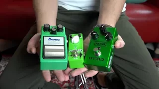 Overdrive Battle Ibanez TS9 vs MXR GT-OD vs XVIVE V7 TubeDrive