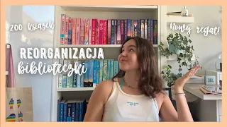 REORGANIZACJA BIBLIOTECZKI📚✨nowy regał na 200 książek!