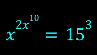 A Cool Exponential Equation | General Form