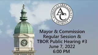 06-07-2022 Regular Session & TBOR Public Hearing #3