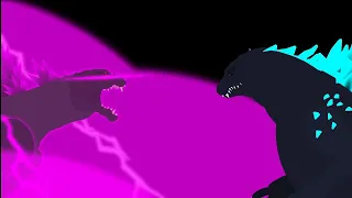 composite godzilla vs godzilla in hell |animation stknds |