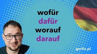 wofür, dafür, worauf, darauf - język niemiecki - gerlic.pl