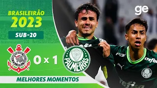 CORINTHIANS 0 X 1 PALMEIRAS | MELHORES MOMENTOS | SEMIFINAL BRASILEIRÃO SUB-20 | ge.globo