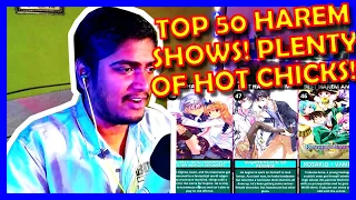 TOP 50 BEST HAREM ANIME OF ALL TIME RANKED REACTION!!! - BY ANIMO RANKER - LIST OF THIRSTINESS!!!