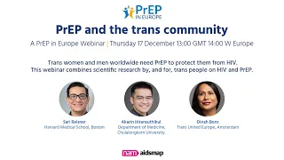 PrEP in Europe webinar – PrEP and the trans community