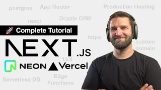 Build a Next.js Project and deploy with Vercel, Neon, Drizzle, TailwindCSS, FlowBite and more!