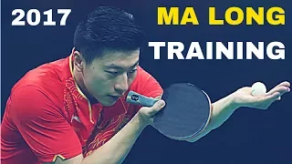 MA LONG And YAN AN TRAINING 2017 - TABLE TENNIS CHINESE PRACTICE