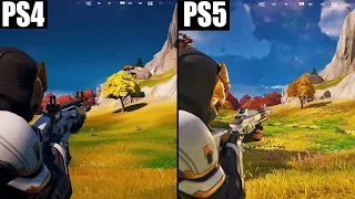 PS4 vs. PS5 | Fortnite Chapter 4 Graphics & FPS Comparison