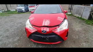 КРАТКИЙ ВИДЕООБЗОР TOYOTA VITZ HYBRID 2017 ГОДА, ДВС 1500 СС, ПРИВОД 2 ВД