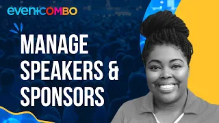Speaker and Sponsor Management Simplified | Eventcombo