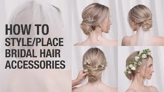 Pro Tips for Placing Hair Accessories Into Bridal Styles and Updos | Upstyling | Kenra Professional