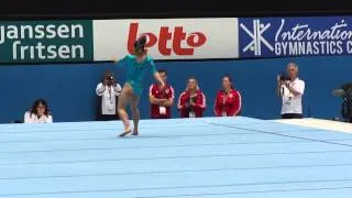 Victoria Moors - Podium Training - Floor - 2013 World Championships