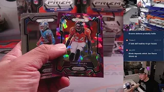 Su, 01/07/24 - 2023 PANINI PRIZM FOOTBALL HOBBY 6-BOX 1/2 CASE BREAK #11 *PYT*